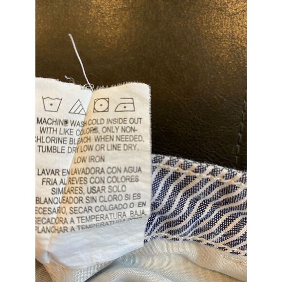 Vintage LEE Riders Engineer Stipe Shorts 12 M - Picture 4 of 10